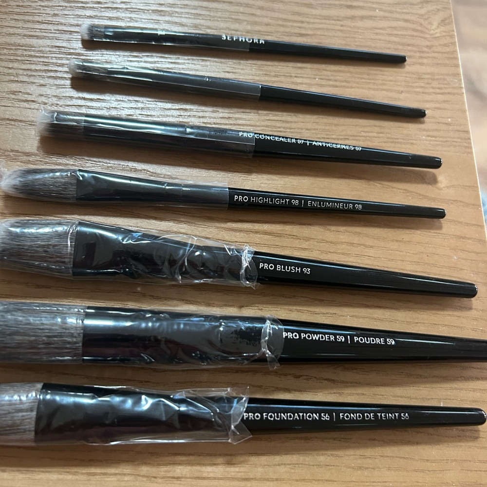 Sephora Pro Brush Collection with Black Handles